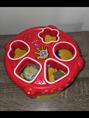 Vtech Sort & Discover Drum Music Shapes Lights Sorting Toy Tested and Works